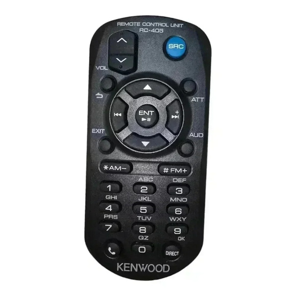 Kenwood RC-405 *READ* Car Stereo Remote Control Unit Black *Phone Light Tested - Picture 1 of 16